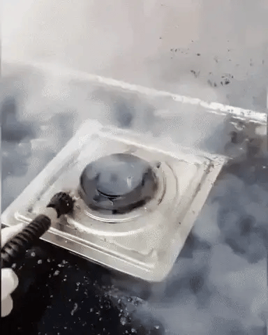 Vapor seco sin mojar
