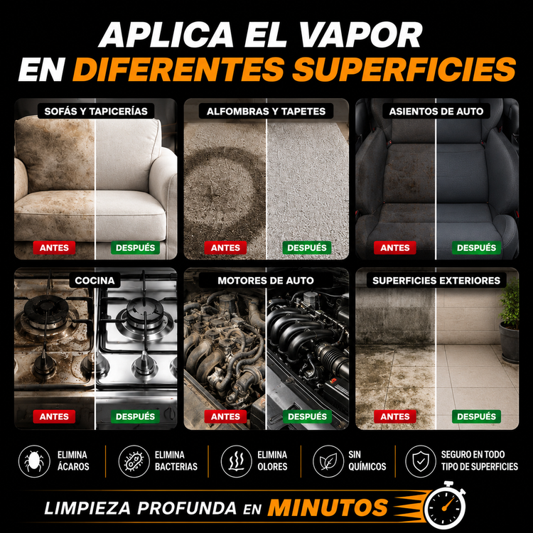Limpiador a Vapor 2500W